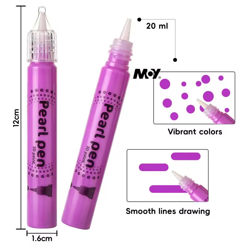 Pearl 3D Painting Set - 4 pcs