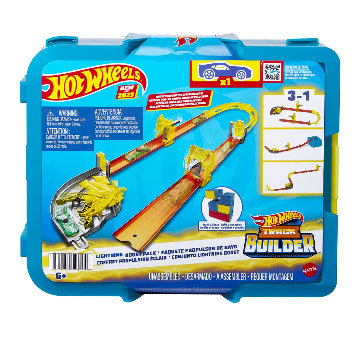 HOT WHEELS TRACK BUILDER DELUXE BUILDER BOX HNN38