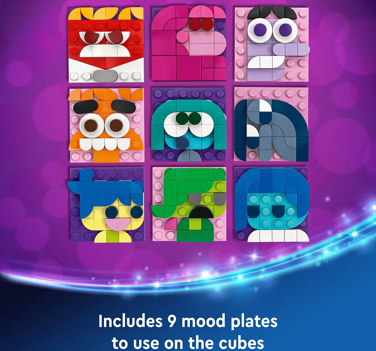 LEGO ǀ Disney Inside Out 2 Mood Cubes from Pixar 43248 Building Blocks Toys for 9+ Gift for Boys and Girls