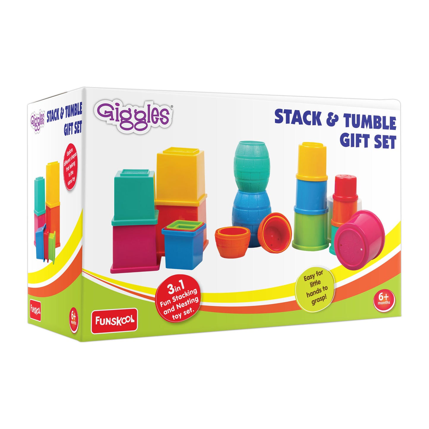 Funskool Giggles Stack & Tumbler Toy Gift Set