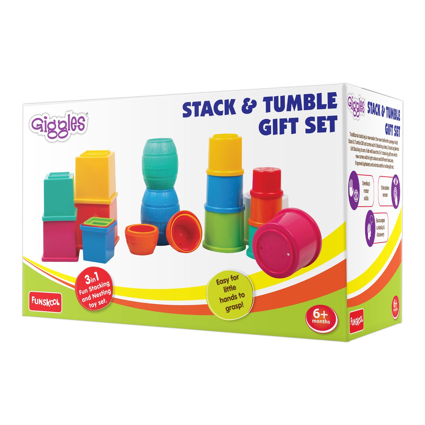Funskool Giggles Stack & Tumbler Toy Gift Set