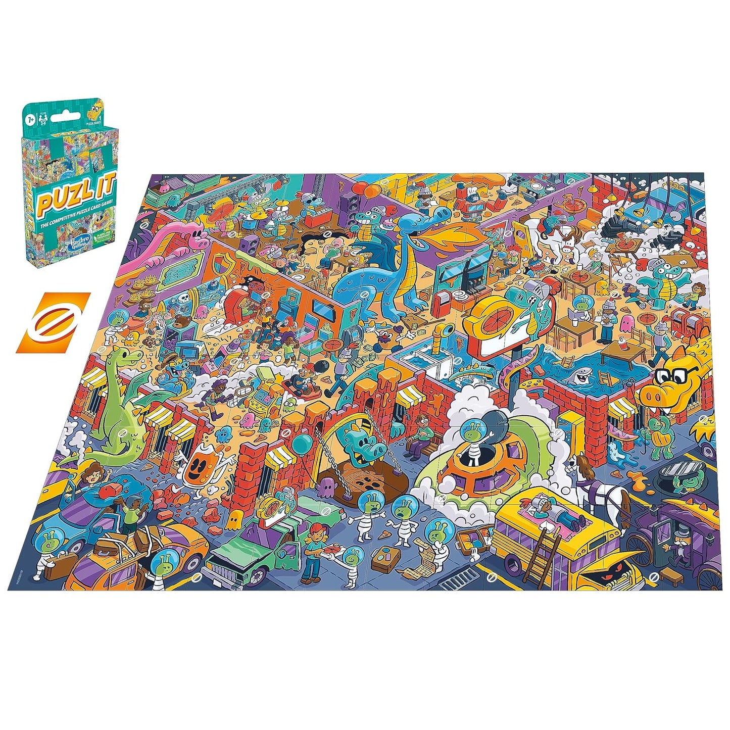 Hasbro Gaming Puzzle It Game Puzzle Card Game, 7Y+
