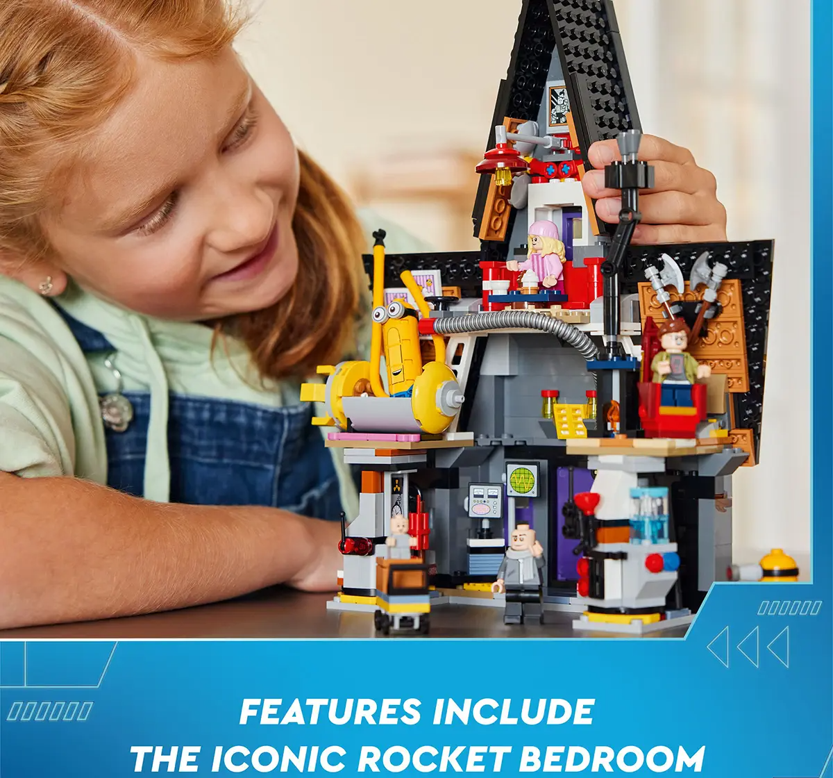 LEGO Despicable Me 4 Minions and Gru's Family Mansion 75583 Building Blocks Toys for 8+ Gift for Boys and Girls