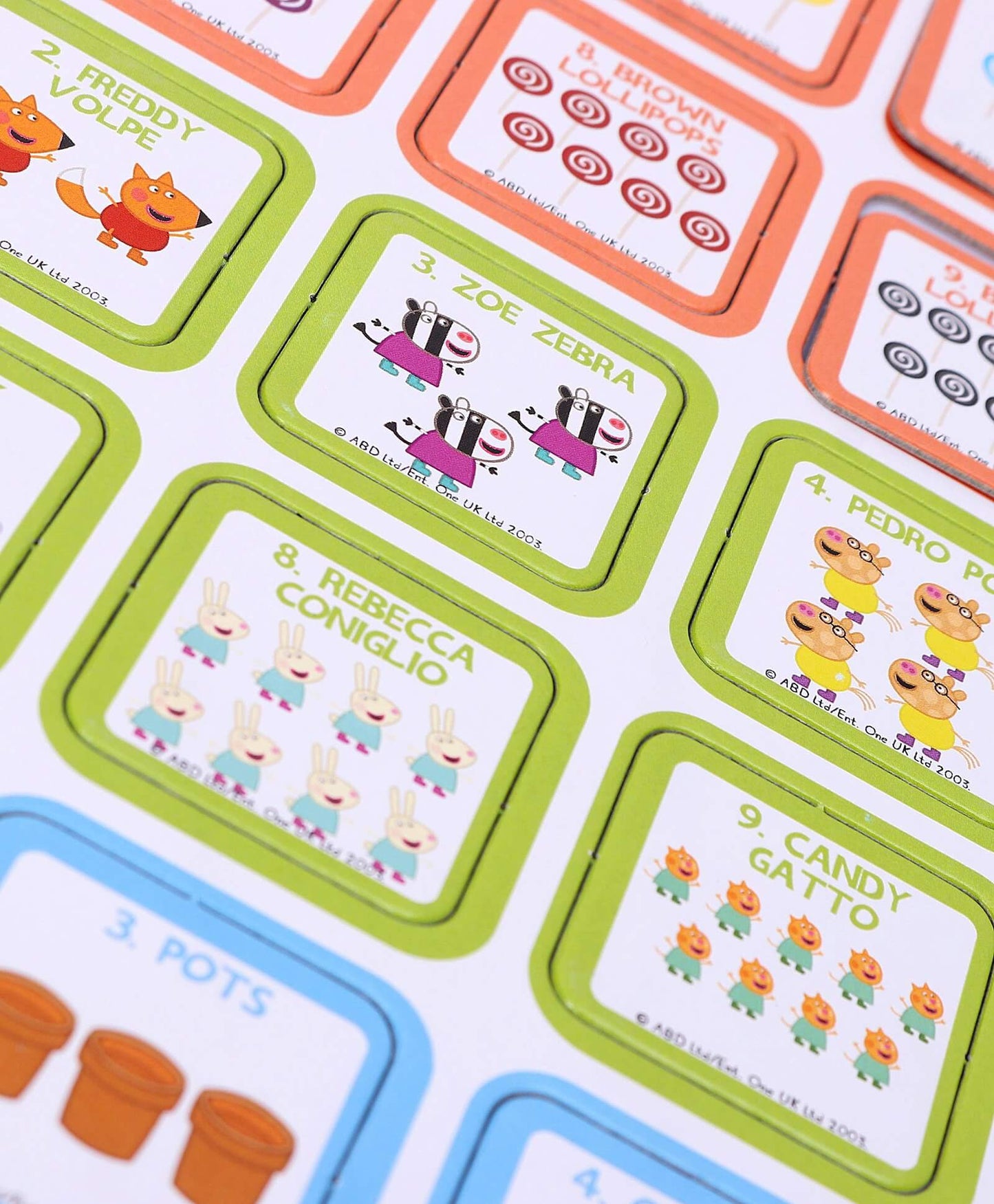 Funskool Games, Peppa Pig, 123 Game, Educational Game, Counting & Matching Skills, 1, 4 Players, 3 & Above for Kid