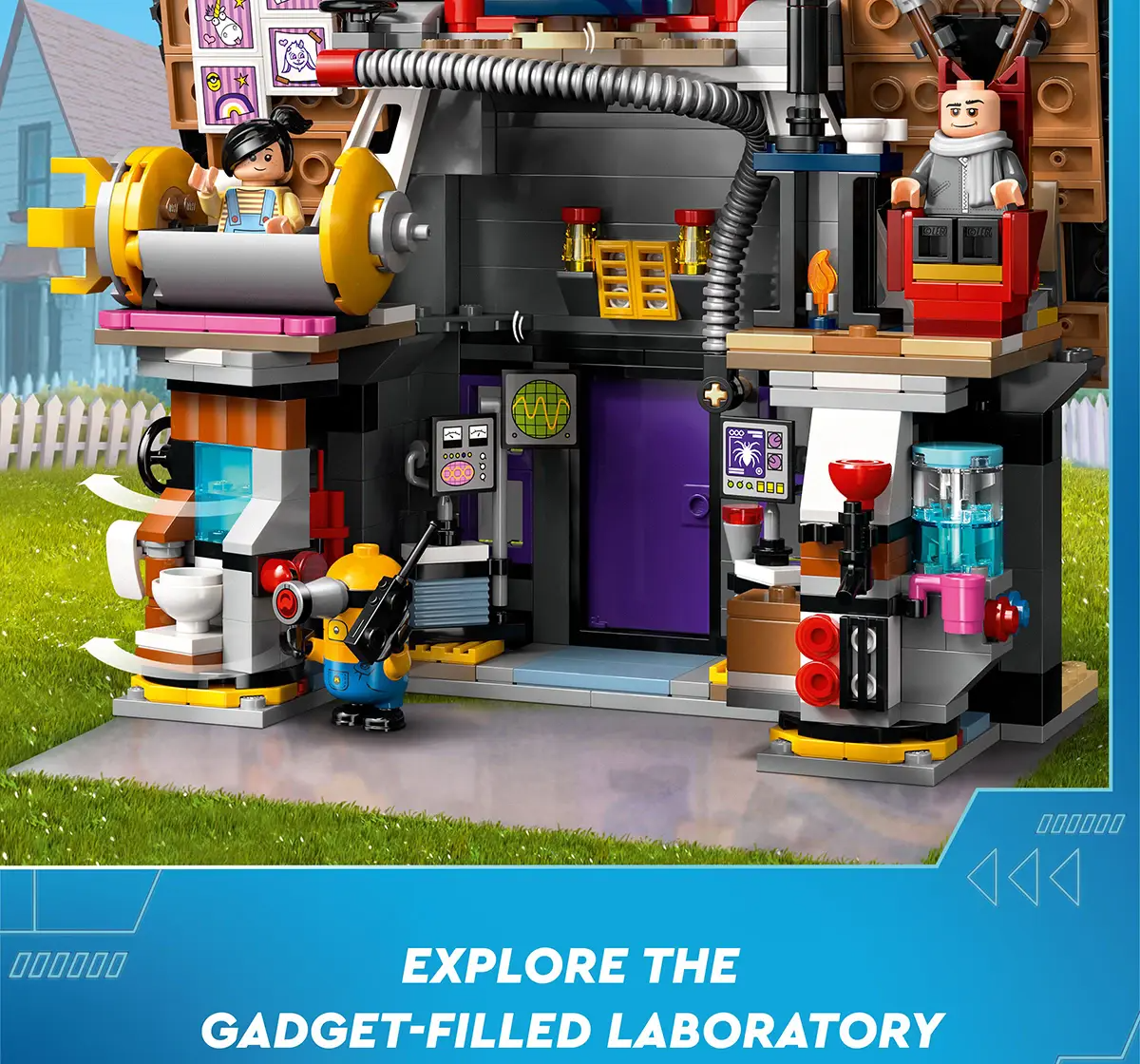 LEGO Despicable Me 4 Minions and Gru's Family Mansion 75583 Building Blocks Toys for 8+ Gift for Boys and Girls