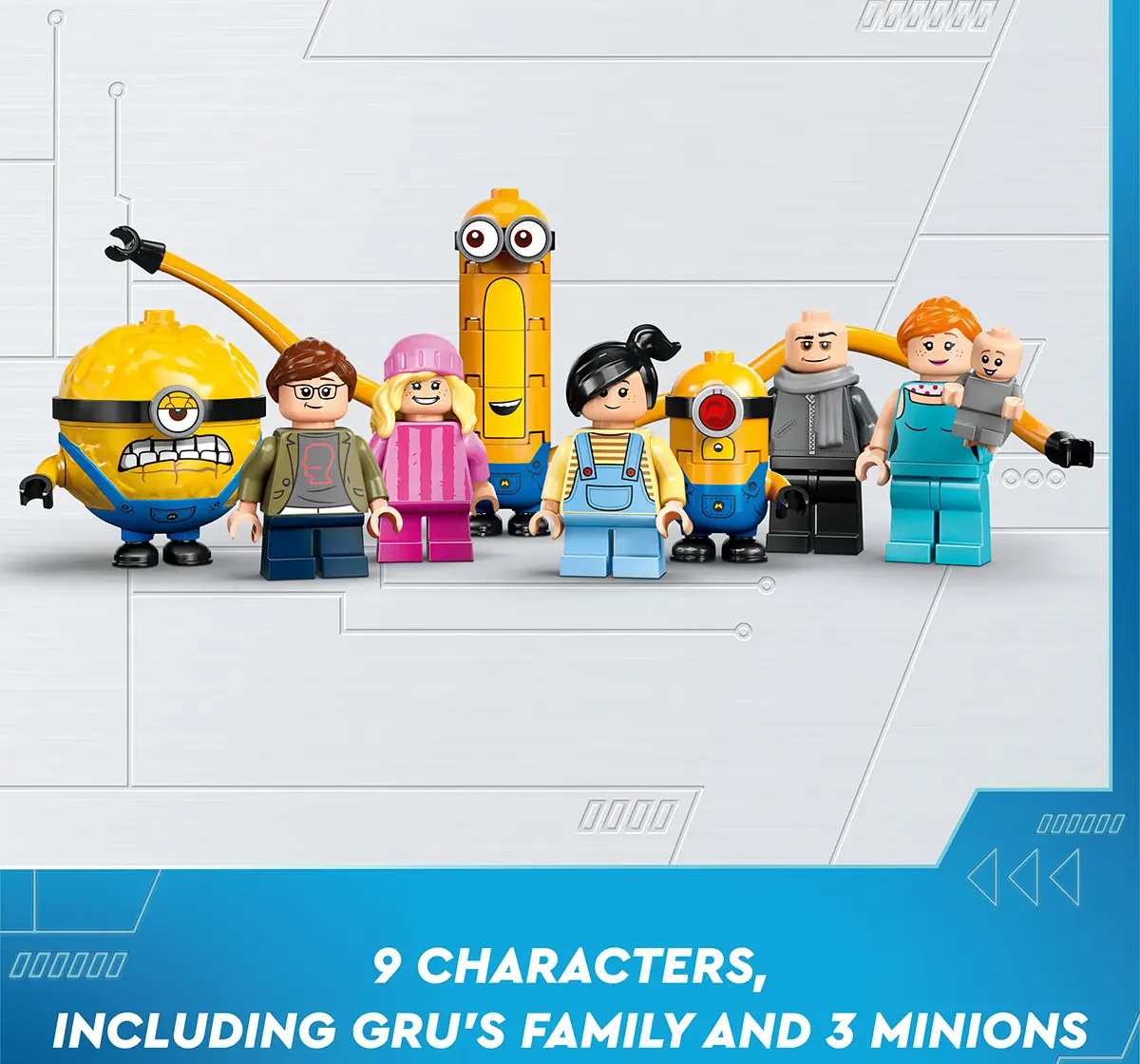 LEGO Despicable Me 4 Minions and Gru's Family Mansion 75583 Building Blocks Toys for 8+ Gift for Boys and Girls