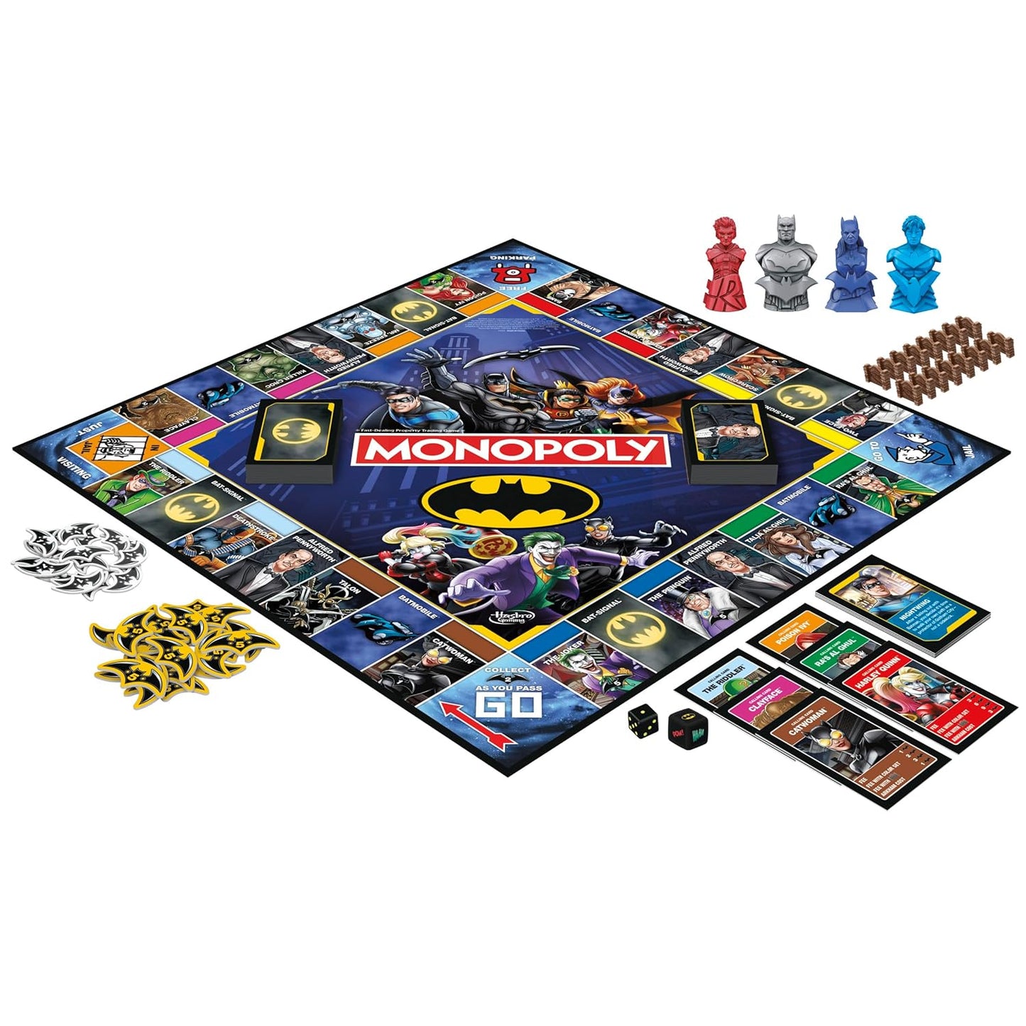 Hasbro Gaming Monopoly Batman Edition Board Game, 8Y+, 2 to 4 Players