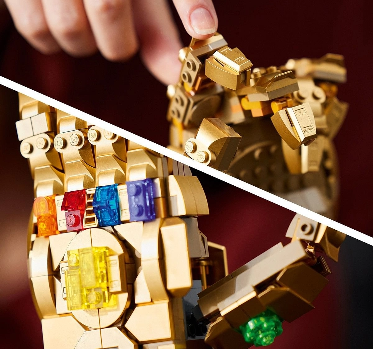 LEGO Marvel Infinity Gauntlet 76191 Building Kit (590 Pcs),Multicolor
