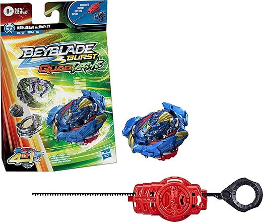 Beyblade Burst Quaddrive Ultimate Evo Valtryek V7 Spinning Top Starter Pack, 8Yrs+