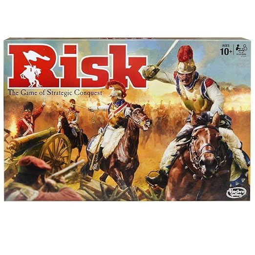 Hasbro Risk strategy Board Game for kids 10Y+, Multicolour