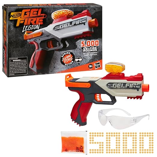 Nerf Pro Gelfire Legion Spring Action Blaster, 14Y+