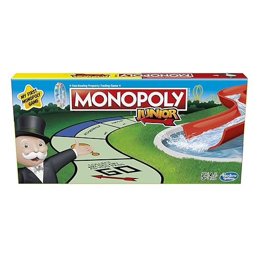 Hasbro Gaming Monopoly Junior Game for kids 6Y+, Multicolour