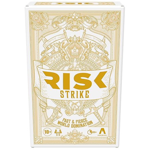 Hasbro Gaming Risk Strike Cards and Dice, 2-5 Players Game, 10Y+