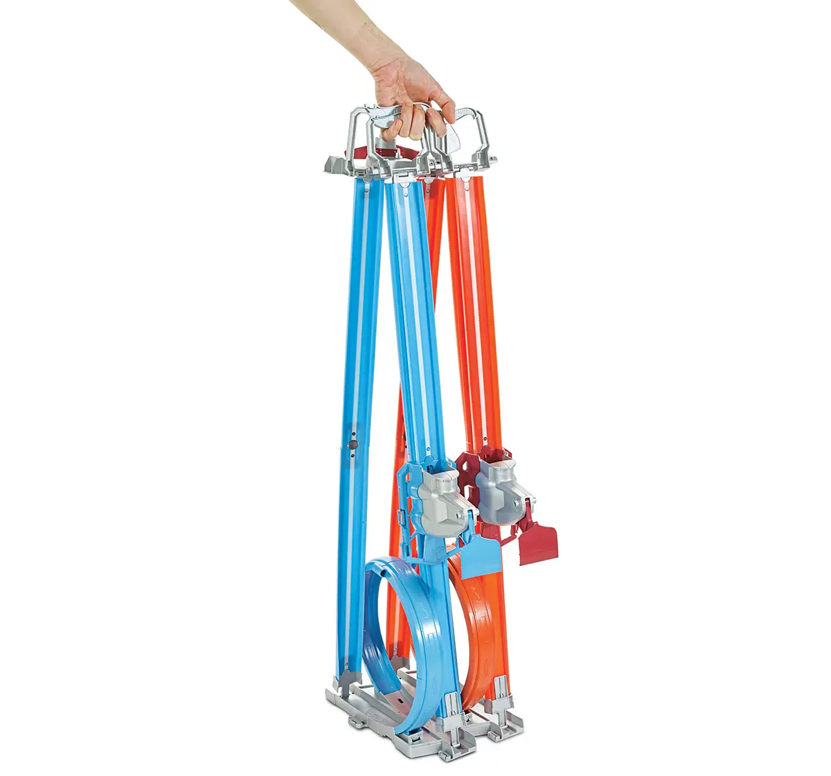 Hot Wheels Double Loop Dash Trackset with 2 Vehicles GFH85