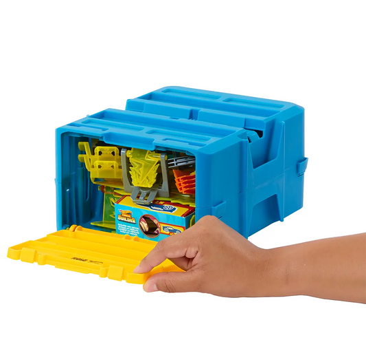HOT WHEELS TRACK BUILDER DELUXE BUILDER BOX HNN38