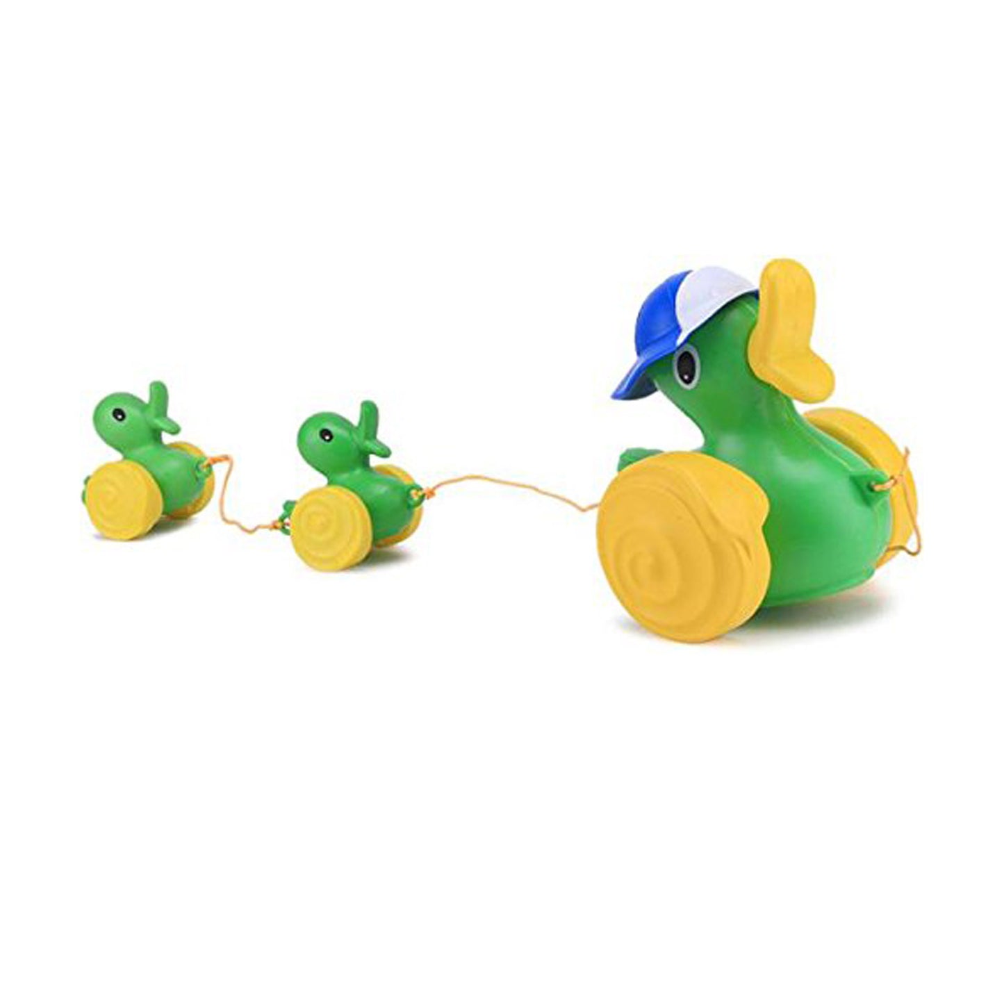 Funskool Giggles, Wiggler Duck , Pull along toy, Encourages walking,Funny walking style, 18 months & above, Infant and Preschool Toys