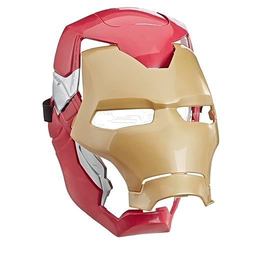 Marvel Avengers Iron Man Flip FX Mask, Light Up Role Play Toy, Super Hero Toys for Kids 5 and Up