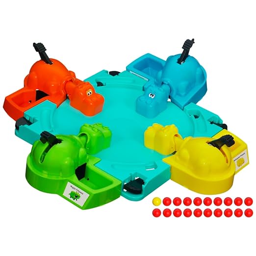 Hasbro Gaming Hungry Hungry Hippos Board Game, 4Y+, Multicolor