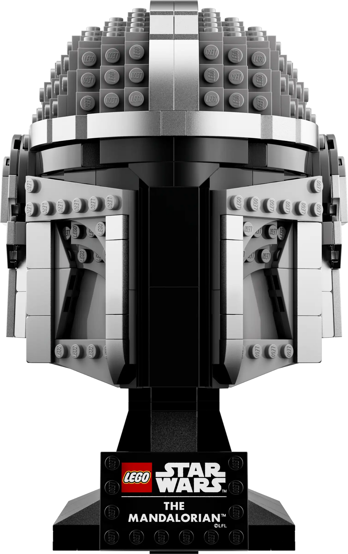 LEGO Star Wars The Mandalorian Helmet 75328 Building Kit (584 Pieces), Multicolor