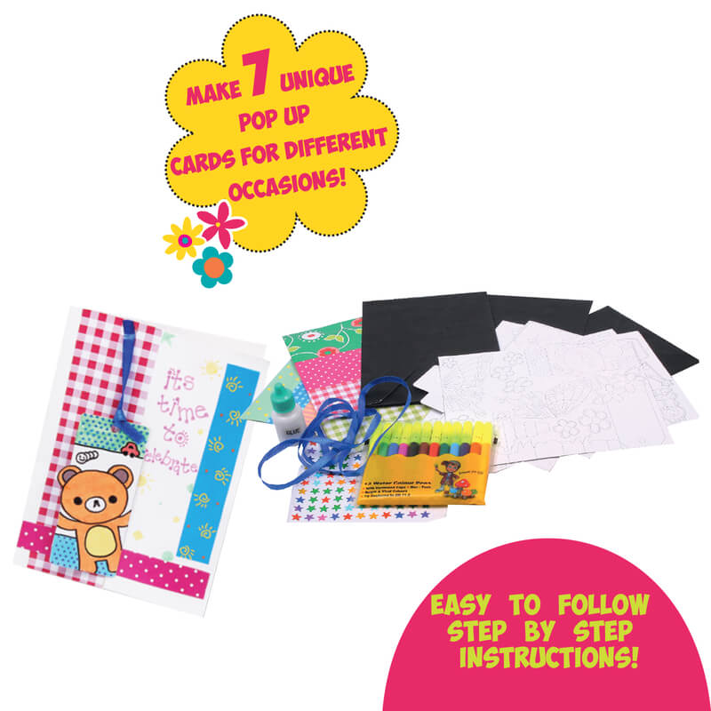 Funskool Handycrafts Pop-Up Greeting Cards Making Kit