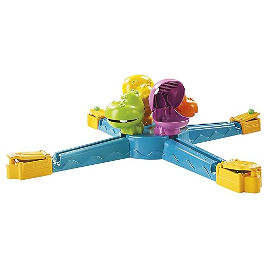 Hungry Hungry Hippos Launchers Game For Kids Ages 4 And Up, Electronic Preschool Game For 2-4 Players