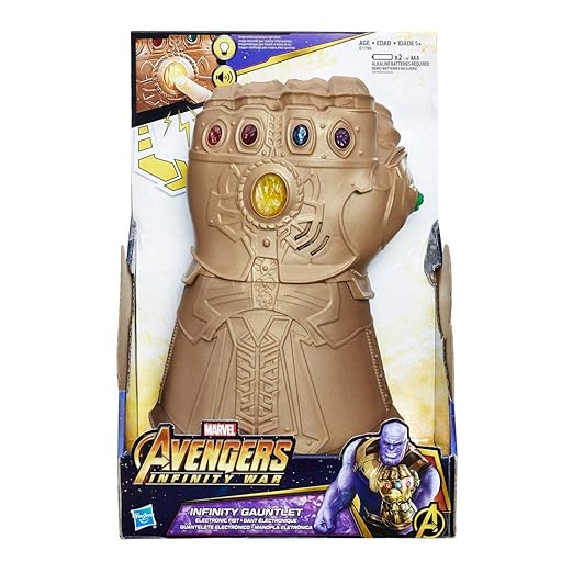 Marvel Avengers: Infinity War Infinity Gauntlet Electronic Fist Roleplay Toy With Lights & Sounds, 5Y+