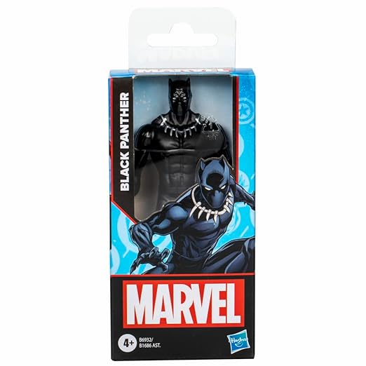 Marvel Black Panther 6-in Basic Action Figure, Toys for Kids Ages 4 and up