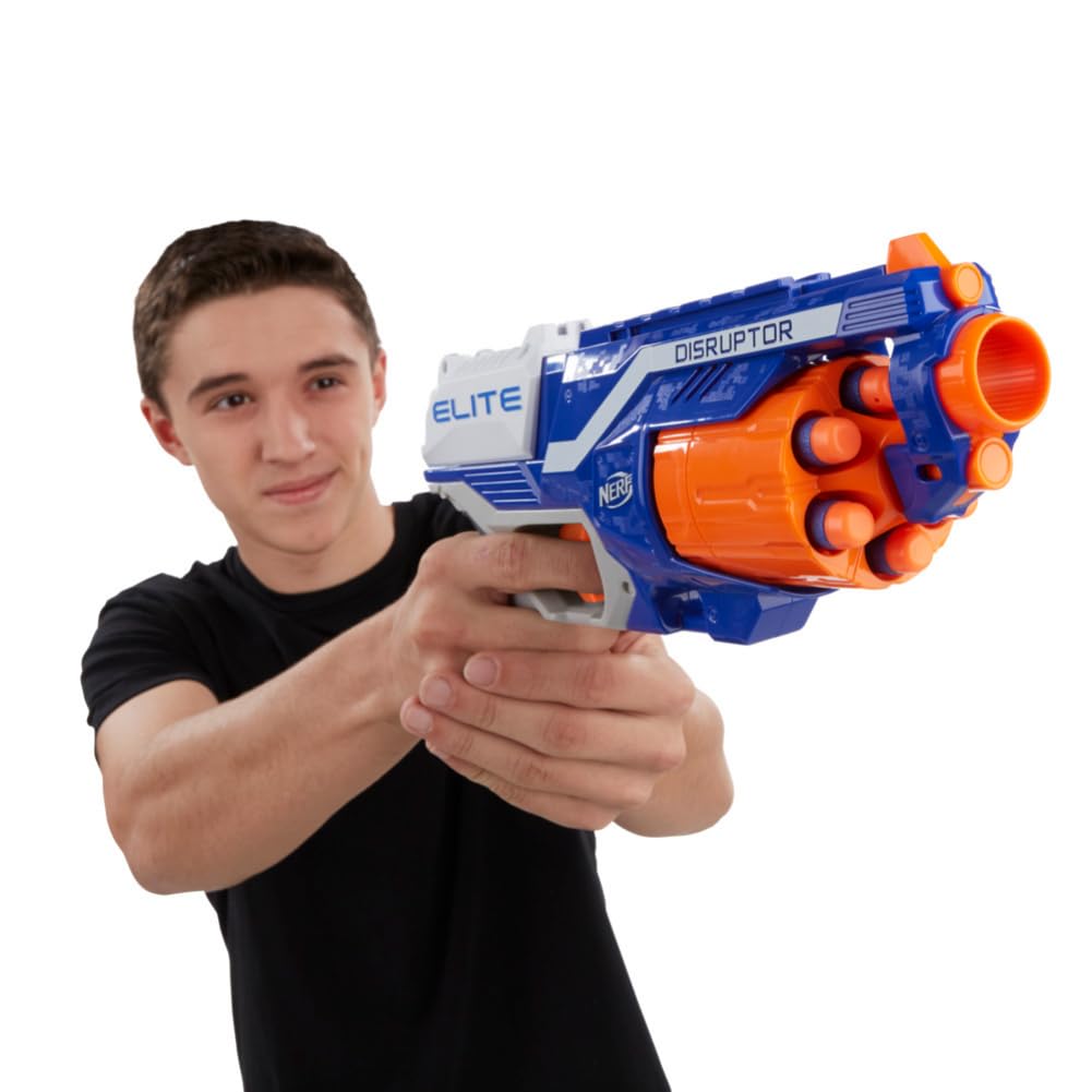 Nerf Disruptor Elite Blaster Toy for Kids 8Y+, Multicolour