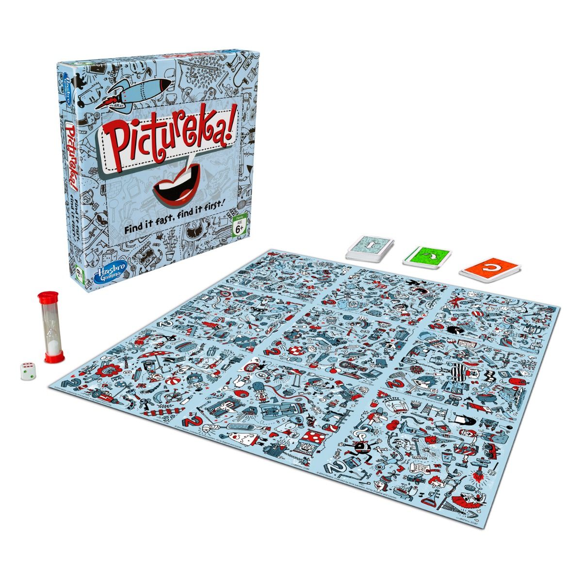 Hasbro Gaming Pictureka Board Game For Family and Friends 6Y+, Multicolour