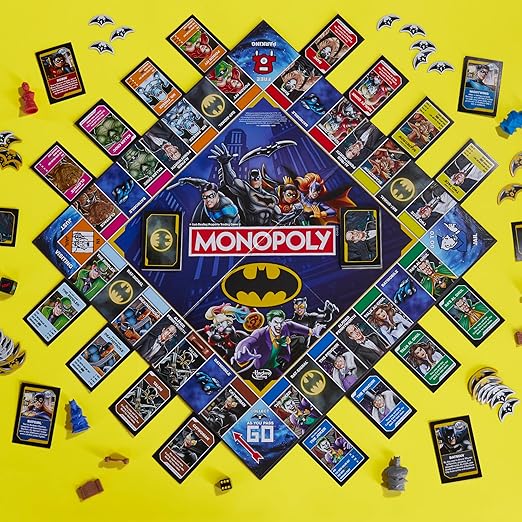 Hasbro Gaming Monopoly Batman Edition Board Game, 8Y+, 2 to 4 Players