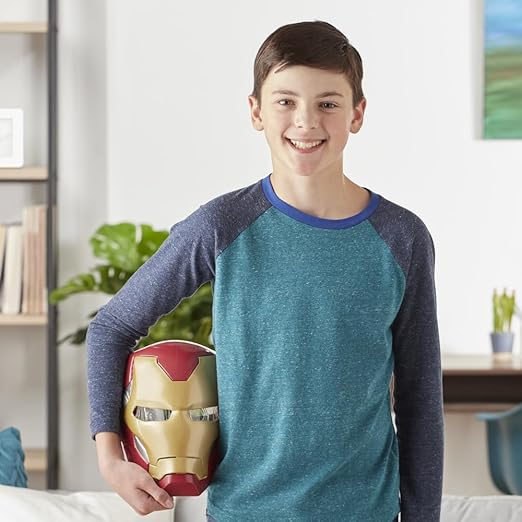 Marvel Avengers Iron Man Flip FX Mask, Light Up Role Play Toy, Super Hero Toys for Kids 5 and Up