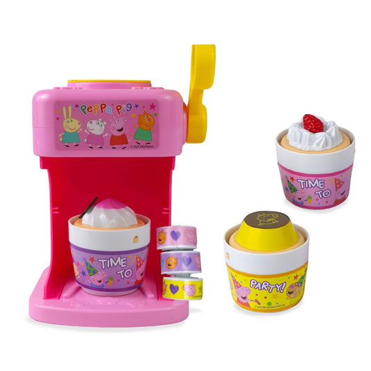 GENIE'S TOY BUS - Peppa Pig Cup Cake Playset with Accessories | Fun Pretend Play for Boys & Girls | Includes Peppa Dessert & Accessories | Ages (3+)