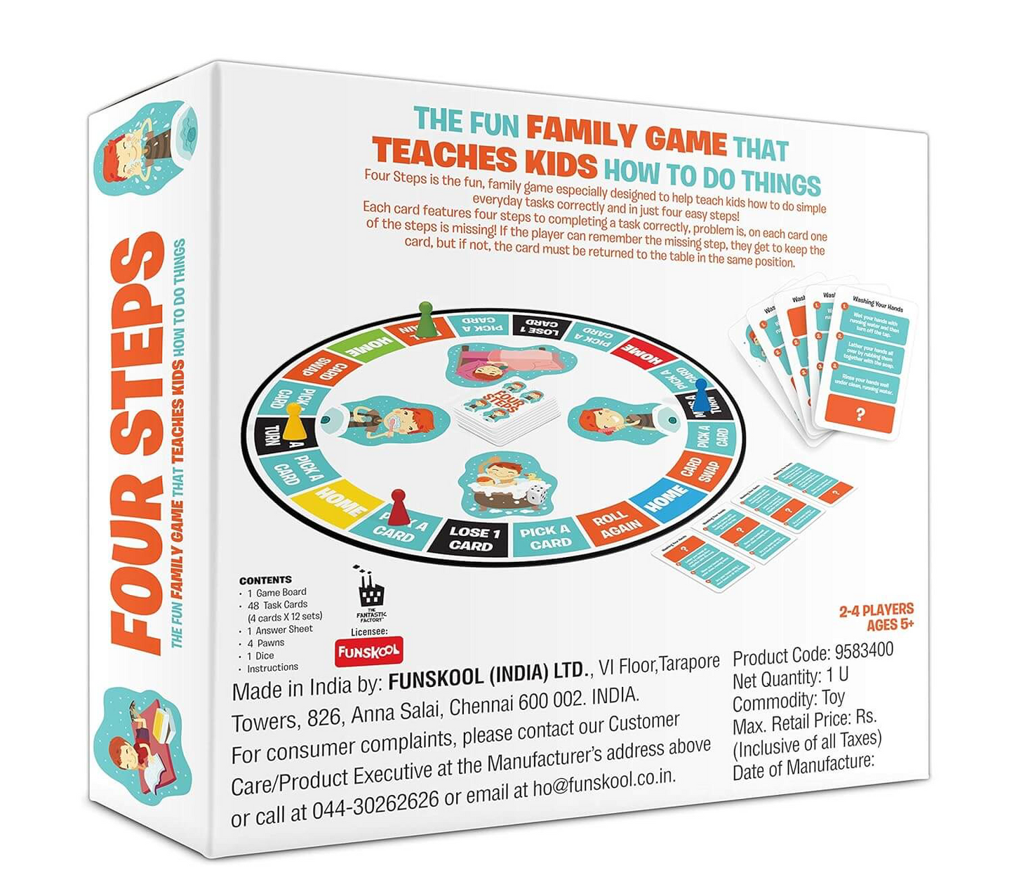 Funskool Four Steps Educational Board Game for Children