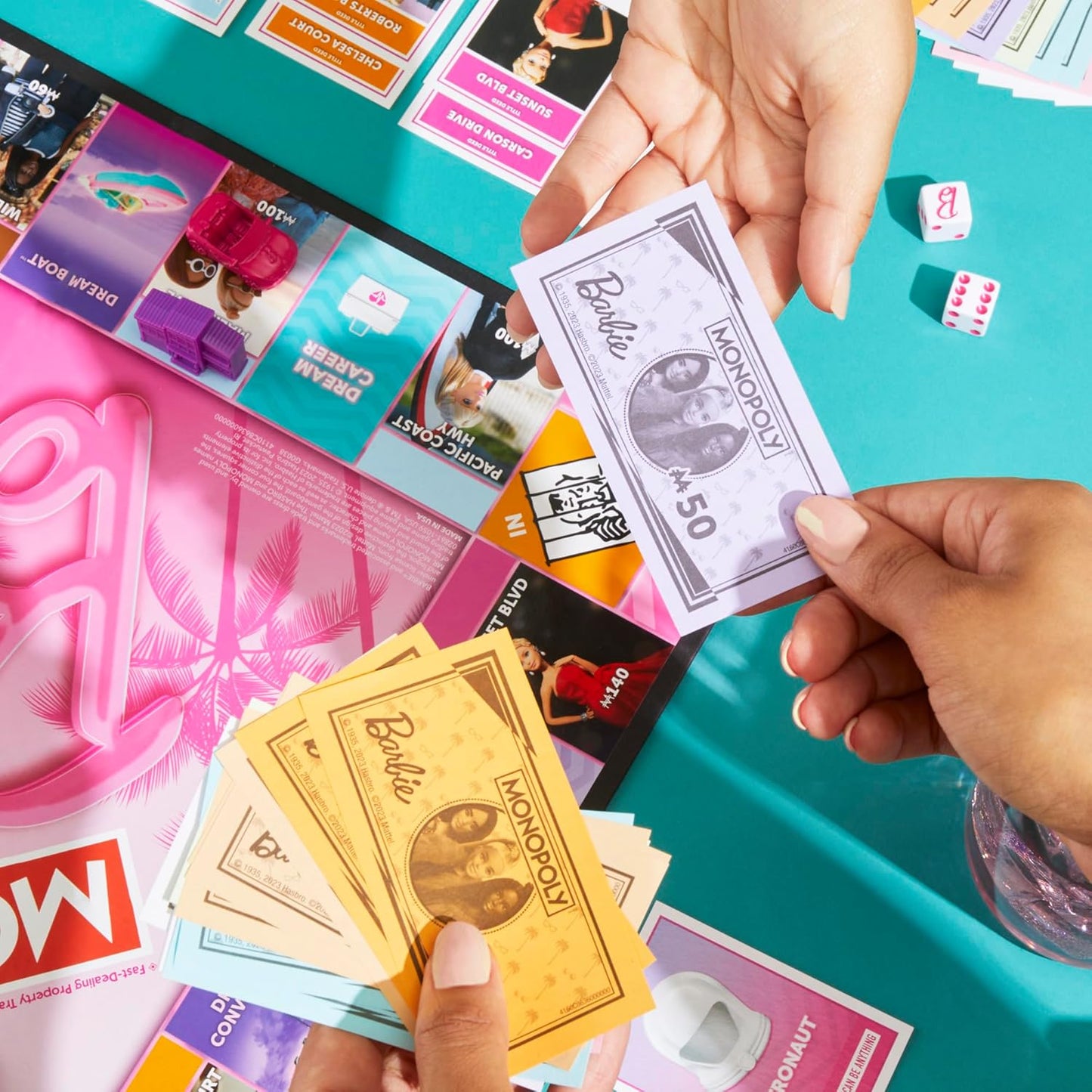 Hasbro Gaming Monopoly: Barbie Edition Board Game, 8Y+, 2 - 6 Players