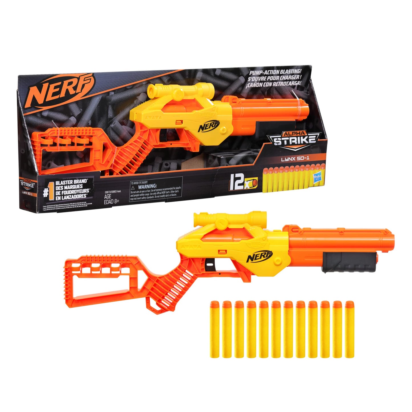 Hasbro Nerf Alpha Strike Blaster Pack Assorted Multicolour, 8Y+
