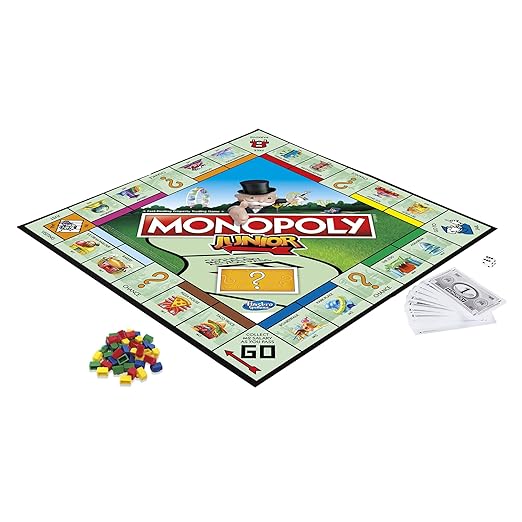 Hasbro Gaming Monopoly Junior Game for kids 6Y+, Multicolour