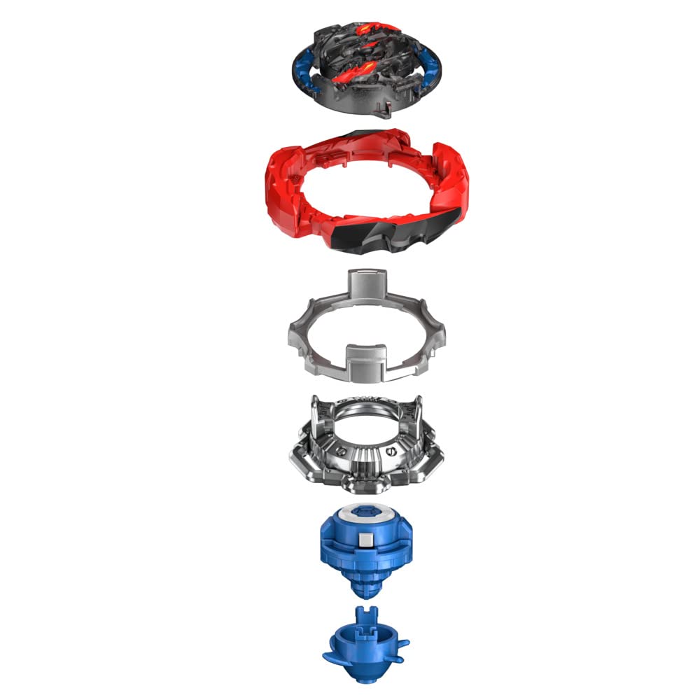Beyblade Burst Quaddrive Cyclone Roktavor R7 Spinning Top Starter Pack, 8Yrs+