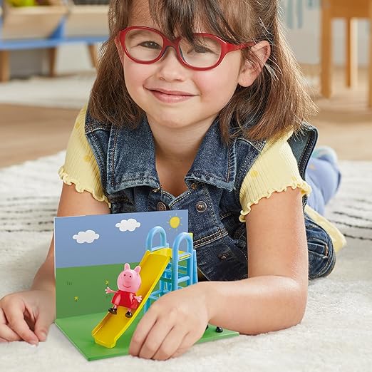 Peppa Pig's Playground Slide Themed Preschool Toy with Peppa Pig and Danny Dog, 3Y+