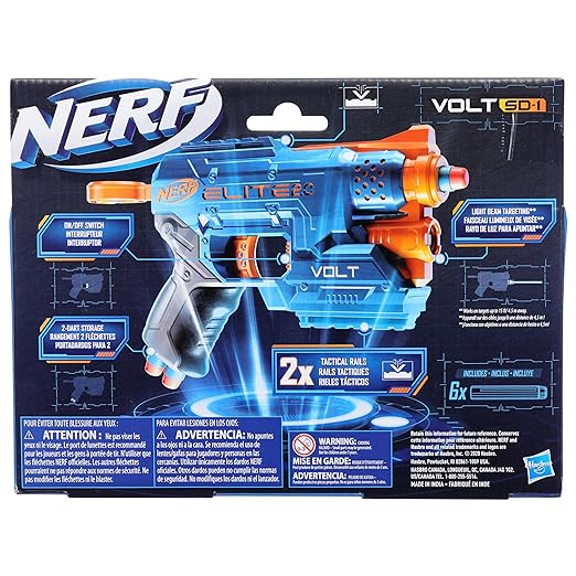 NERF Elite 2.0 Volt SD-1 Blaster, Multicolor, 8Y+
