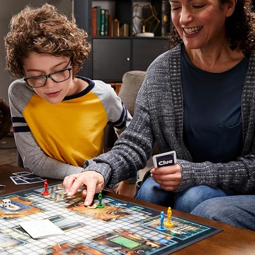 Hasbro Gaming Clue Board Game, Reimagined Clue Game for 2-6 Players, Mystery Games, Detective Games, Family Games for Kids and Adults