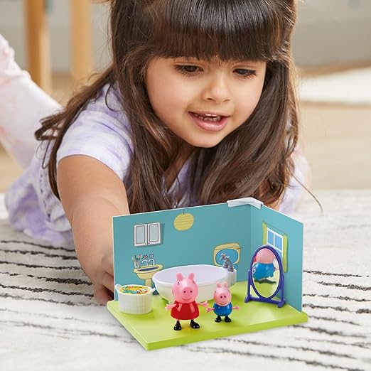 Peppa Pig and George's Bathroom Themed Preschool Toy, 3Y+