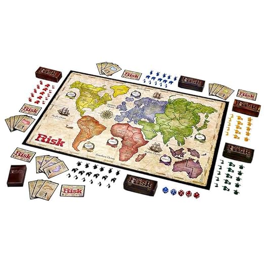 Hasbro Risk strategy Board Game for kids 10Y+, Multicolour