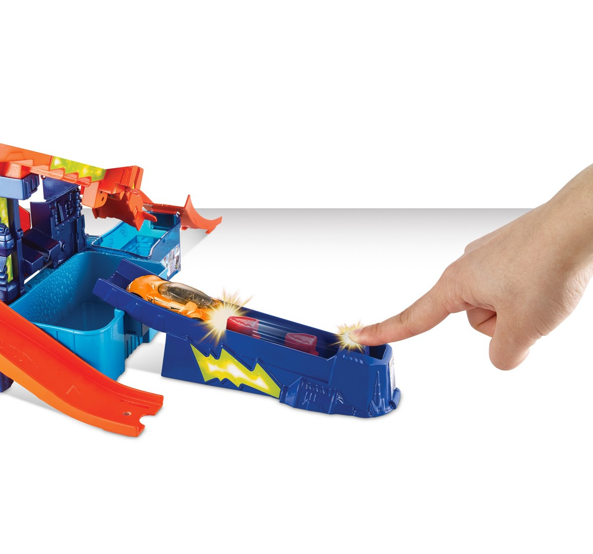 Hot Wheels Metal Shifters Color Splash Science Lab Playset, Multicolor CCP76