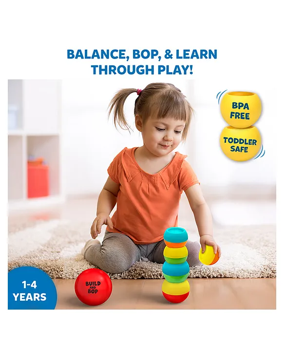 Skillmatics Build & Bop 5 Wobbly Pieces And 1 ball