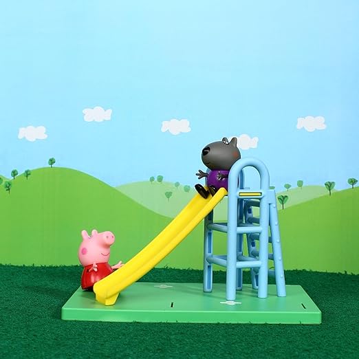 Peppa Pig's Playground Slide Themed Preschool Toy with Peppa Pig and Danny Dog, 3Y+
