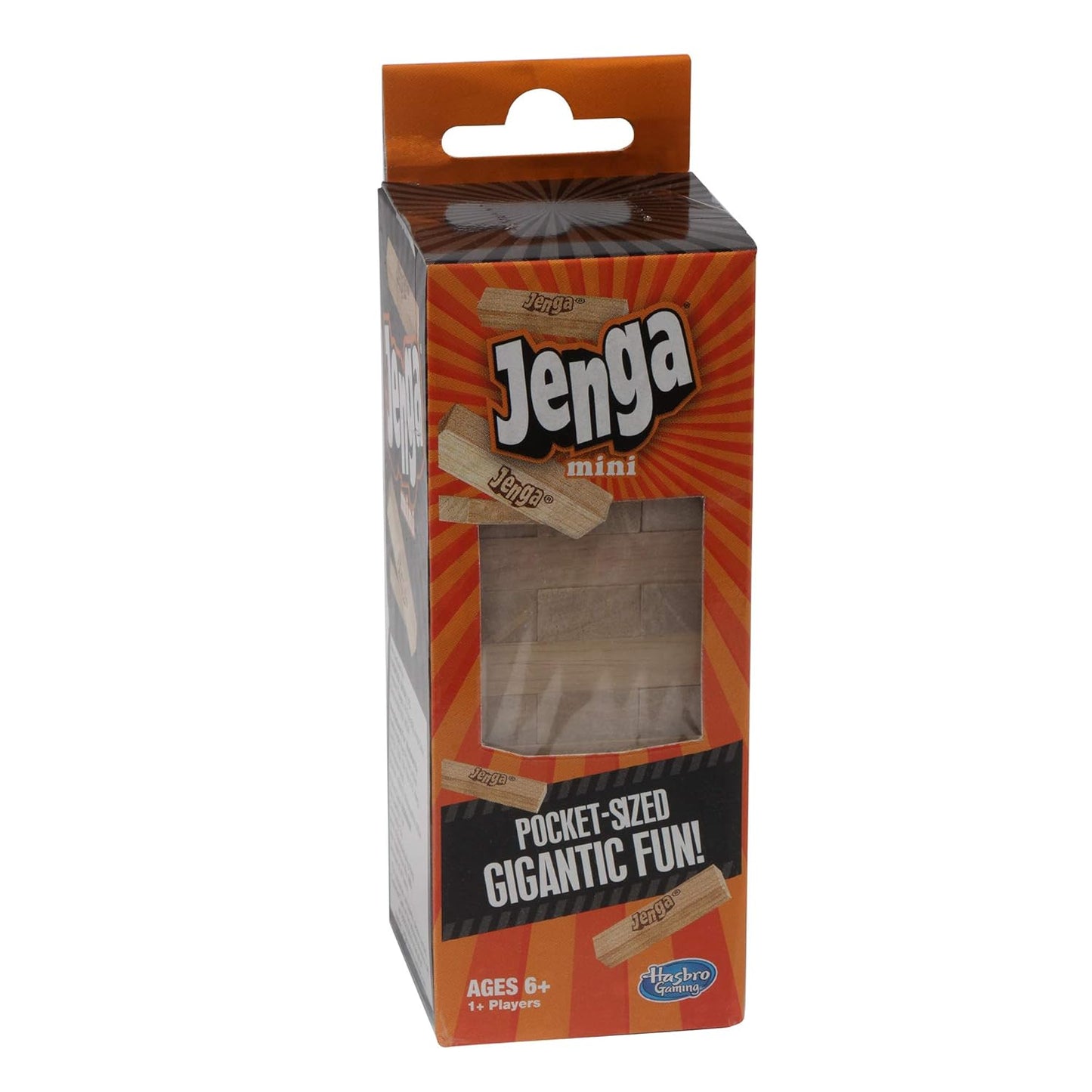 Hasbro Jenga Mini Blocks Stacking Tower Game for Kids 6Y+, Multicolour