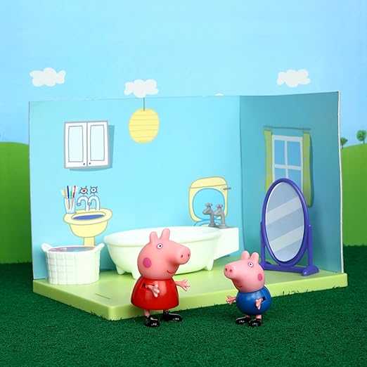 Peppa Pig and George's Bathroom Themed Preschool Toy, 3Y+
