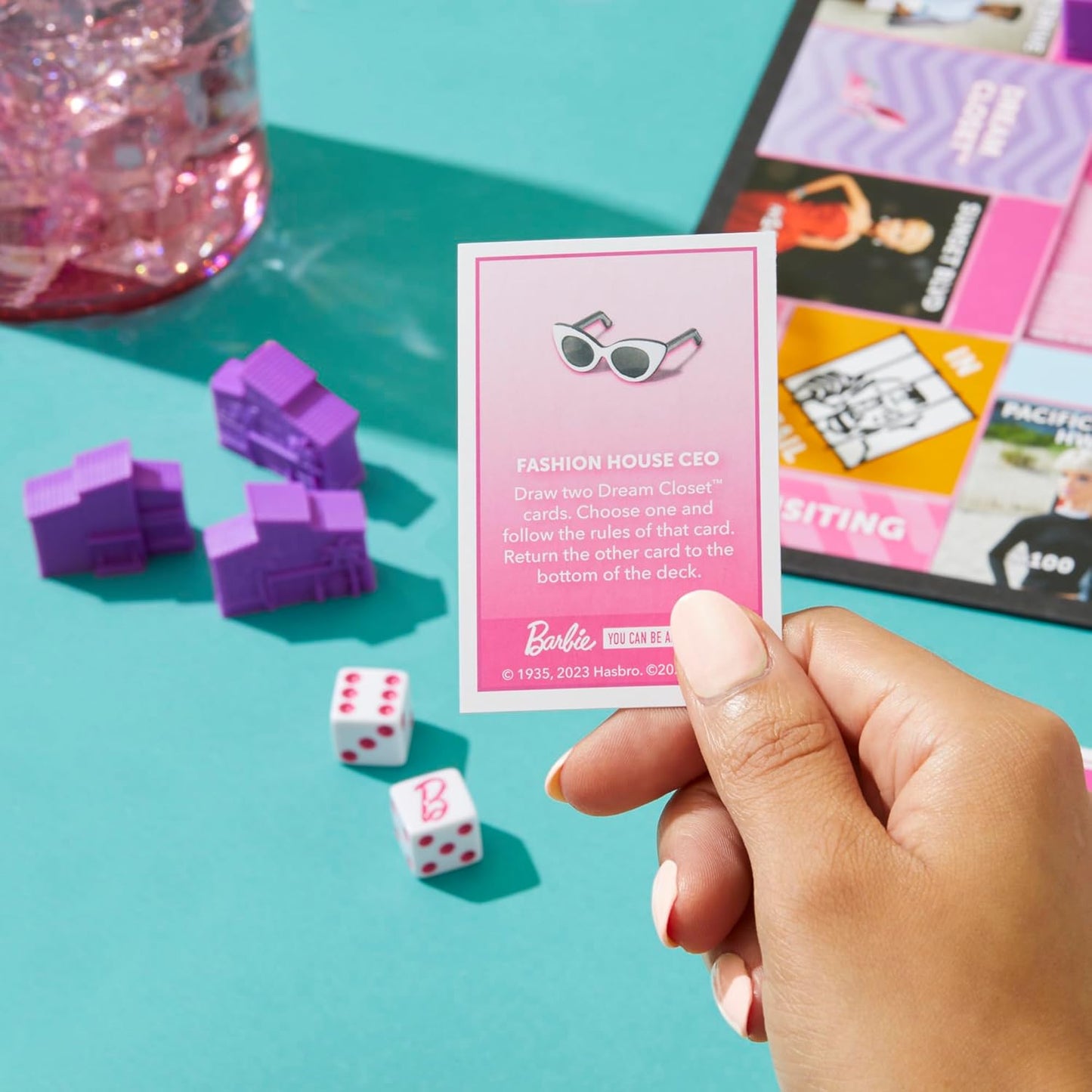Hasbro Gaming Monopoly: Barbie Edition Board Game, 8Y+, 2 - 6 Players