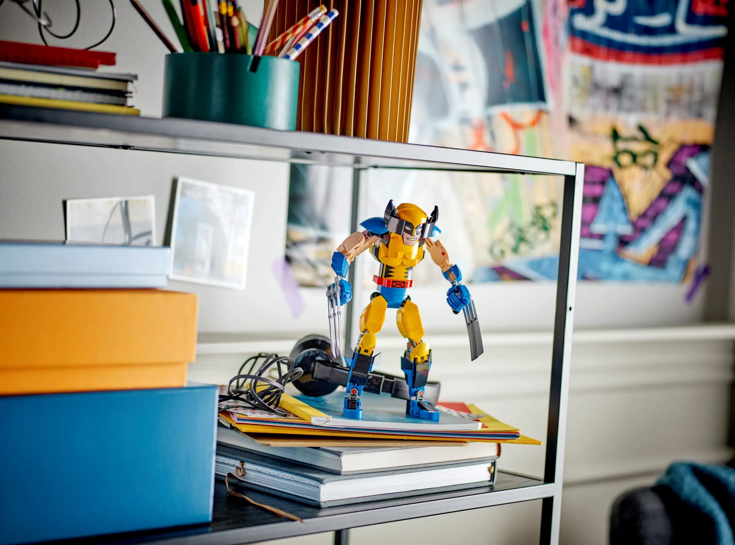 LEGO Marvel Wolverine Construction Figure 76257 Building Toy Set (327 Pieces)