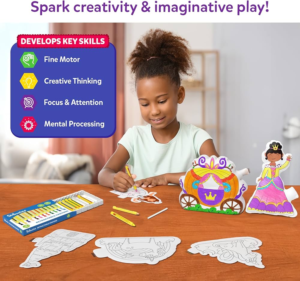 Skillmatics Inflatable Art Unicorn And Princesses